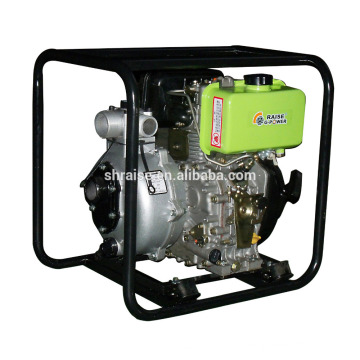 Pompe Diesel à 4 temps refroidie par air, 2 pouces Pompe à irrigation haute pression, modèle portable